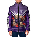 Personalised Fremantle Dockers ANZAC Padded Jacket Military Remembrance Australian Football Mascot Camouflage