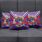 Personalised Fremantle Dockers ANZAC Pillow Cover Military Remembrance Australian Football Mascot Camouflage
