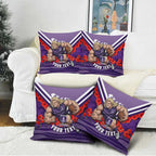Personalised Fremantle Dockers ANZAC Pillow Cover Military Remembrance Australian Football Mascot Camouflage