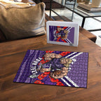 Personalised Fremantle Dockers ANZAC Puzzle Military Remembrance Australian Football Mascot Camouflage