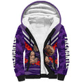 Personalised Fremantle Dockers ANZAC Sherpa Hoodie Military Remembrance Australian Football Mascot Camouflage
