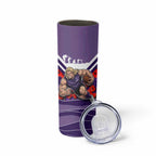 Personalised Fremantle Dockers ANZAC Skinny Tumbler Military Remembrance Australian Football Mascot Camouflage