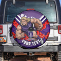 Personalised Fremantle Dockers ANZAC Spare Tire Cover Military Remembrance Australian Football Mascot Camouflage