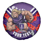 Personalised Fremantle Dockers ANZAC Spare Tire Cover Military Remembrance Australian Football Mascot Camouflage