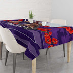 Personalised Fremantle Dockers ANZAC Tablecloth Military Remembrance Australian Football Mascot Camouflage