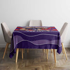 Personalised Fremantle Dockers ANZAC Tablecloth Military Remembrance Australian Football Mascot Camouflage
