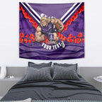 Personalised Fremantle Dockers ANZAC Tapestry Military Remembrance Australian Football Mascot Camouflage