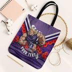 Personalised Fremantle Dockers ANZAC Tote Bag Military Remembrance Australian Football Mascot Camouflage