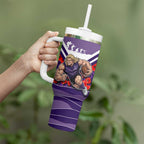 Personalised Fremantle Dockers ANZAC Tumbler With Handle Military Remembrance Australian Football Mascot Camouflage