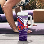 Personalised Fremantle Dockers ANZAC Tumbler With Handle Military Remembrance Australian Football Mascot Camouflage