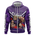 Personalised Fremantle Dockers ANZAC Zip Hoodie Military Remembrance Australian Football Mascot Camouflage