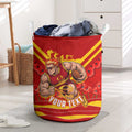 Personalised Gold Coast Suns ANZAC Laundry Basket Military Remembrance Australian Football Mascot Camouflage