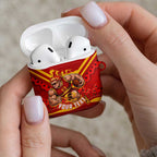 Personalised Gold Coast Suns ANZAC AirPods Case Military Remembrance Australian Football Mascot Camouflage