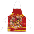 Personalised Gold Coast Suns ANZAC Apron Military Remembrance Australian Football Mascot Camouflage