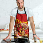 Personalised Gold Coast Suns ANZAC Apron Military Remembrance Australian Football Mascot Camouflage