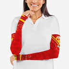 Personalised Gold Coast Suns ANZAC Arm Sleeves Military Remembrance Australian Football Mascot Camouflage