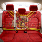 Personalised Gold Coast Suns ANZAC Back Car Seat Cover Military Remembrance Australian Football Mascot Camouflage