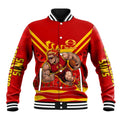 Personalised Gold Coast Suns ANZAC Baseball Jacket Military Remembrance Australian Football Mascot Camouflage