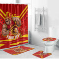 Personalised Gold Coast Suns ANZAC Bathroom Set Military Remembrance Australian Football Mascot Camouflage