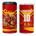 Personalised Gold Coast Suns ANZAC 4 in 1 Can Cooler Tumbler Military Remembrance Australian Football Mascot Camouflage