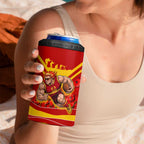 Personalised Gold Coast Suns ANZAC 4 in 1 Can Cooler Tumbler Military Remembrance Australian Football Mascot Camouflage