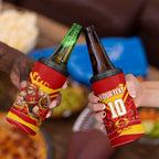 Personalised Gold Coast Suns ANZAC 4 in 1 Can Cooler Tumbler Military Remembrance Australian Football Mascot Camouflage