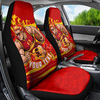 Personalised Gold Coast Suns ANZAC Car Seat Cover Military Remembrance Australian Football Mascot Camouflage
