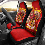 Personalised Gold Coast Suns ANZAC Car Seat Cover Military Remembrance Australian Football Mascot Camouflage