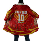 Personalised Gold Coast Suns ANZAC Cloak Military Remembrance Australian Football Mascot Camouflage
