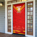 Personalised Gold Coast Suns ANZAC Door Cover Military Remembrance Australian Football Mascot Camouflage