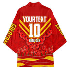 Personalised Gold Coast Suns ANZAC Kimono Military Remembrance Australian Football Mascot Camouflage