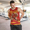 Personalised Gold Coast Suns ANZAC Men Tank Top Military Remembrance Australian Football Mascot Camouflage
