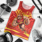 Personalised Gold Coast Suns ANZAC Men Tank Top Military Remembrance Australian Football Mascot Camouflage