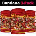 Personalised Gold Coast Suns ANZAC Neck Gaiter Military Remembrance Australian Football Mascot Camouflage