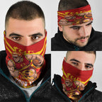 Personalised Gold Coast Suns ANZAC Neck Gaiter Military Remembrance Australian Football Mascot Camouflage