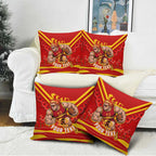 Personalised Gold Coast Suns ANZAC Pillow Cover Military Remembrance Australian Football Mascot Camouflage
