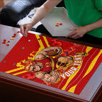 Personalised Gold Coast Suns ANZAC Puzzle Military Remembrance Australian Football Mascot Camouflage