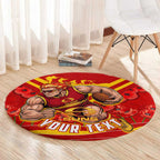 Personalised Gold Coast Suns ANZAC Round Carpet Military Remembrance Australian Football Mascot Camouflage