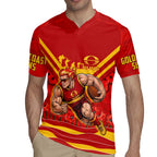 Personalised Gold Coast Suns ANZAC Rugby Jersey Military Remembrance Australian Football Mascot Camouflage