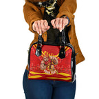 Personalised Gold Coast Suns ANZAC Shoulder Handbag Military Remembrance Australian Football Mascot Camouflage