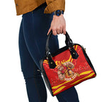 Personalised Gold Coast Suns ANZAC Shoulder Handbag Military Remembrance Australian Football Mascot Camouflage