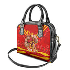 Personalised Gold Coast Suns ANZAC Shoulder Handbag Military Remembrance Australian Football Mascot Camouflage