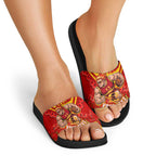 Personalised Gold Coast Suns ANZAC Slide Sandals Military Remembrance Australian Football Mascot Camouflage