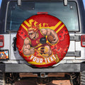 Personalised Gold Coast Suns ANZAC Spare Tire Cover Military Remembrance Australian Football Mascot Camouflage