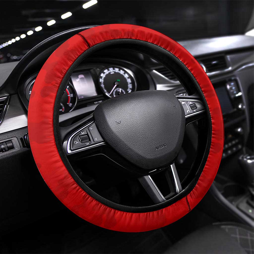 Gold Coast Suns ANZAC Steering Wheel Cover Military Remembrance Australian Football Mascot Camouflage