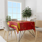 Personalised Gold Coast Suns ANZAC Tablecloth Military Remembrance Australian Football Mascot Camouflage