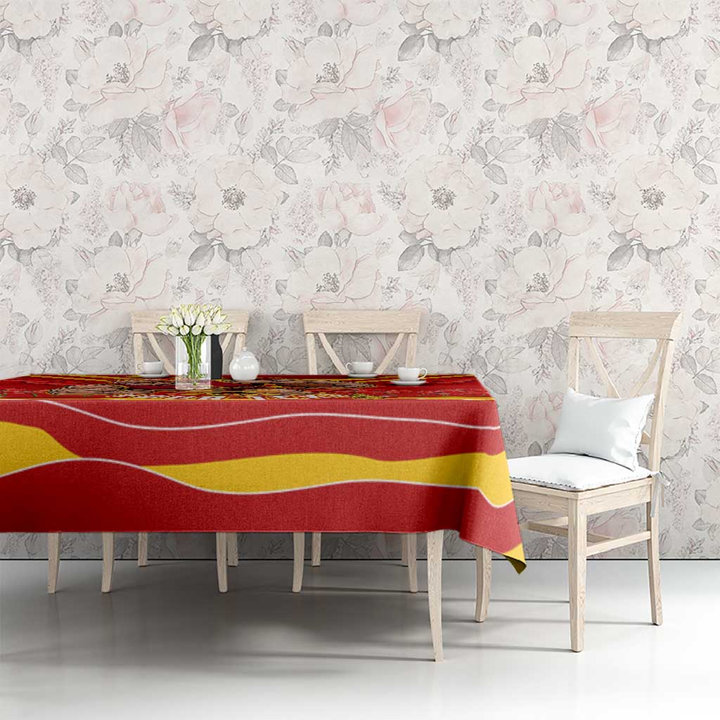 Personalised Gold Coast Suns ANZAC Tablecloth Military Remembrance Australian Football Mascot Camouflage