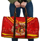Personalised Gold Coast Suns ANZAC Travel Bag Military Remembrance Australian Football Mascot Camouflage