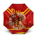 Personalised Gold Coast Suns ANZAC Umbrella Military Remembrance Australian Football Mascot Camouflage