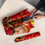 Personalised Gold Coast Suns ANZAC Umbrella Military Remembrance Australian Football Mascot Camouflage
